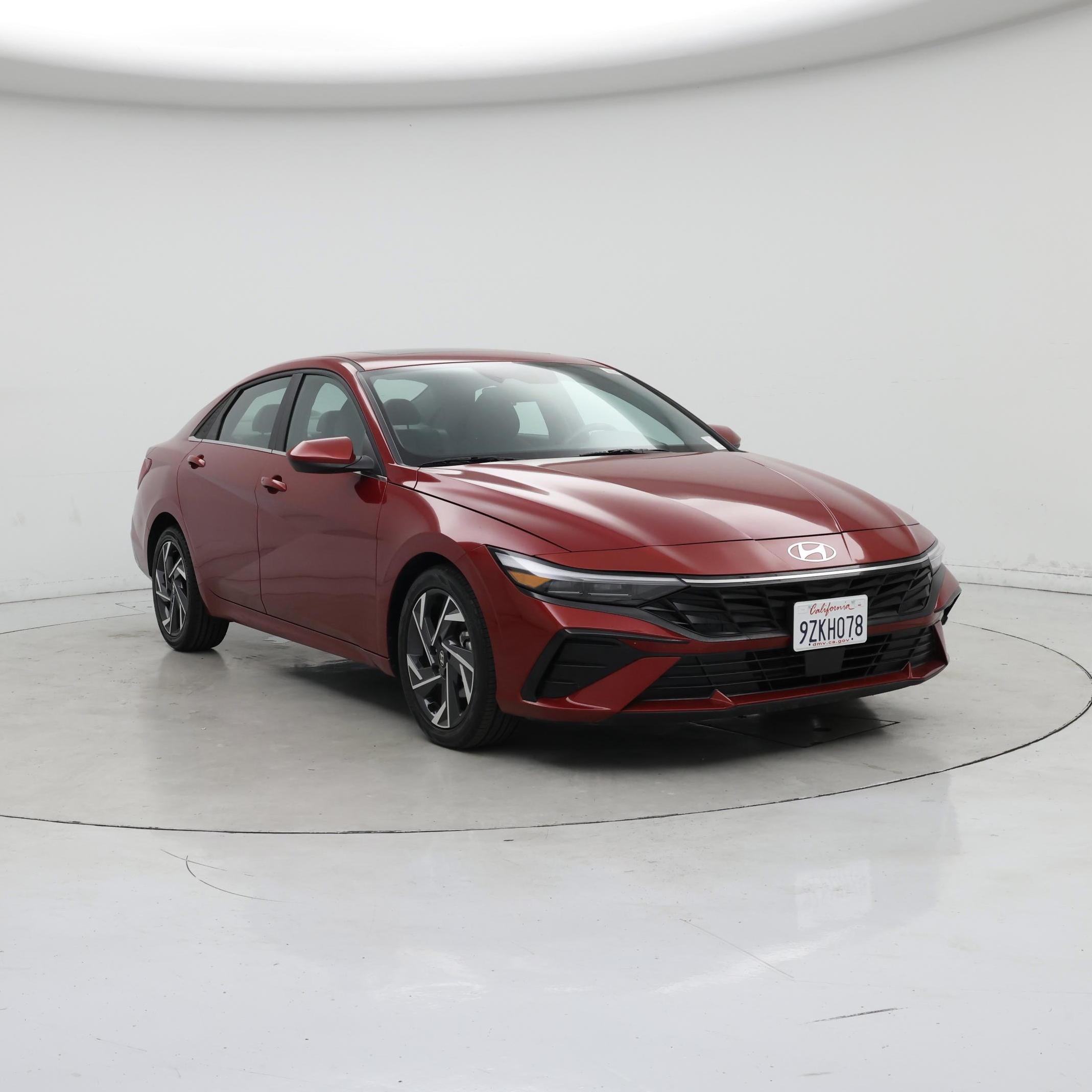 Red 2025 Hyundai Elantra Sedan Front-Wheel Drive Automatic