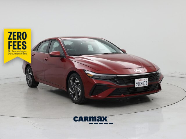 Red 2025 Hyundai Elantra Sedan Front-Wheel Drive Automatic