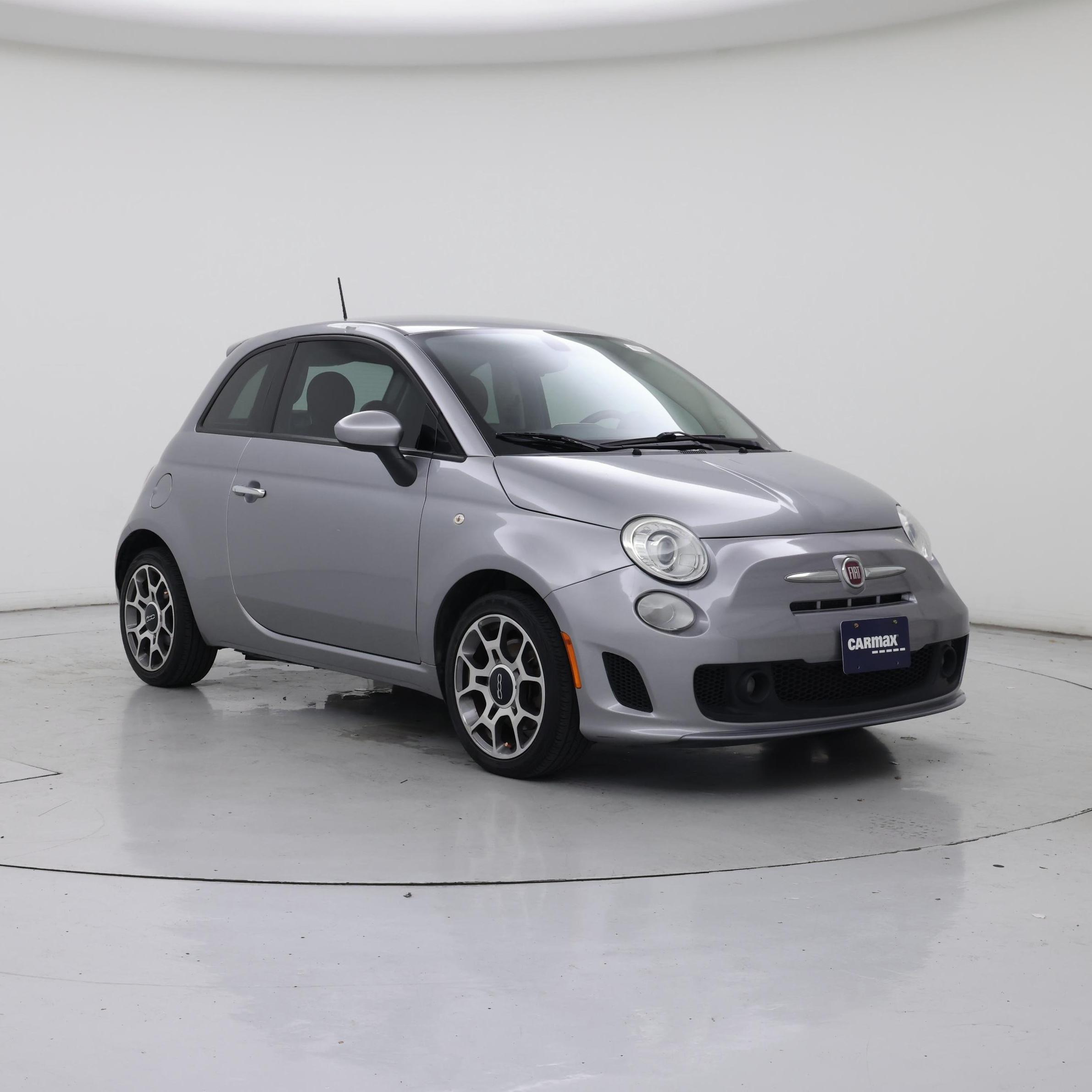 Black 2018 FIAT 500 Hatchback Front-Wheel Drive Automatic