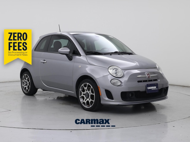 Black 2018 FIAT 500 Hatchback Front-Wheel Drive Automatic