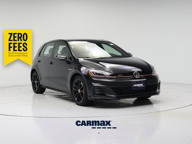 Black 2021 Volkswagen Golf GTI Hatchback Front-Wheel Drive Manual