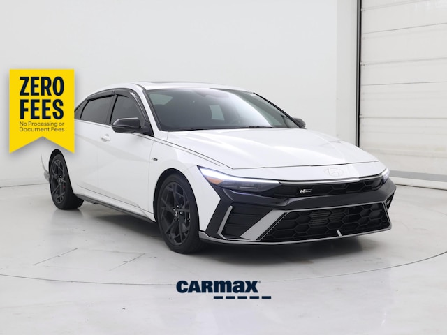 White 2025 Hyundai Elantra Sedan Front-Wheel Drive Automatic