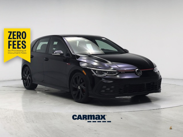 Black 2022 Volkswagen Golf GTI Hatchback Front-Wheel Drive Manual