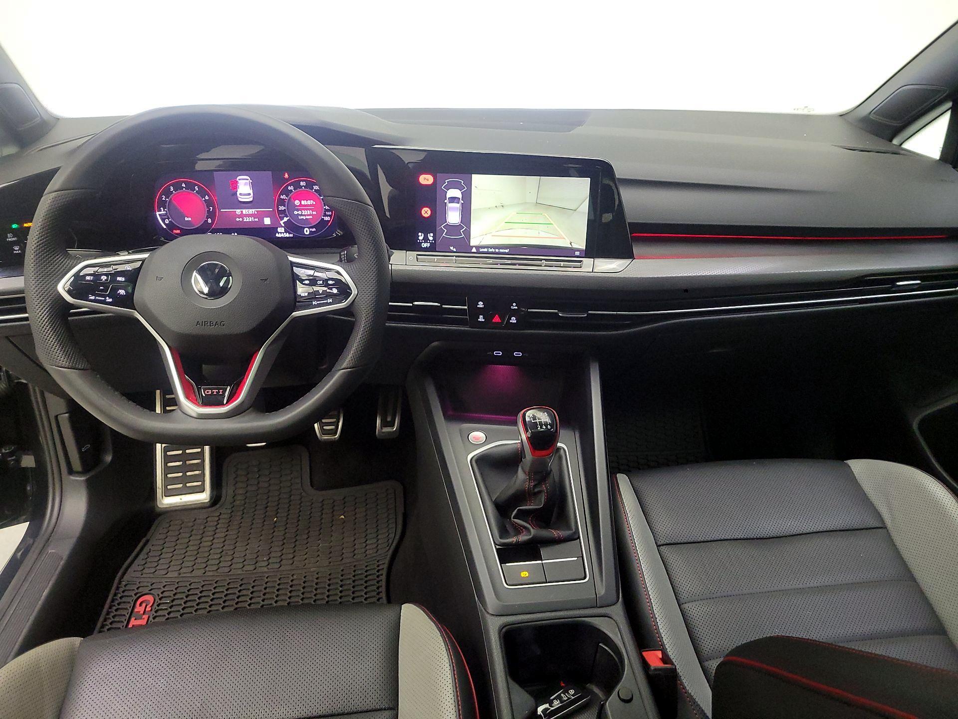 Black 2022 Volkswagen Golf GTI Hatchback Front-Wheel Drive Manual
