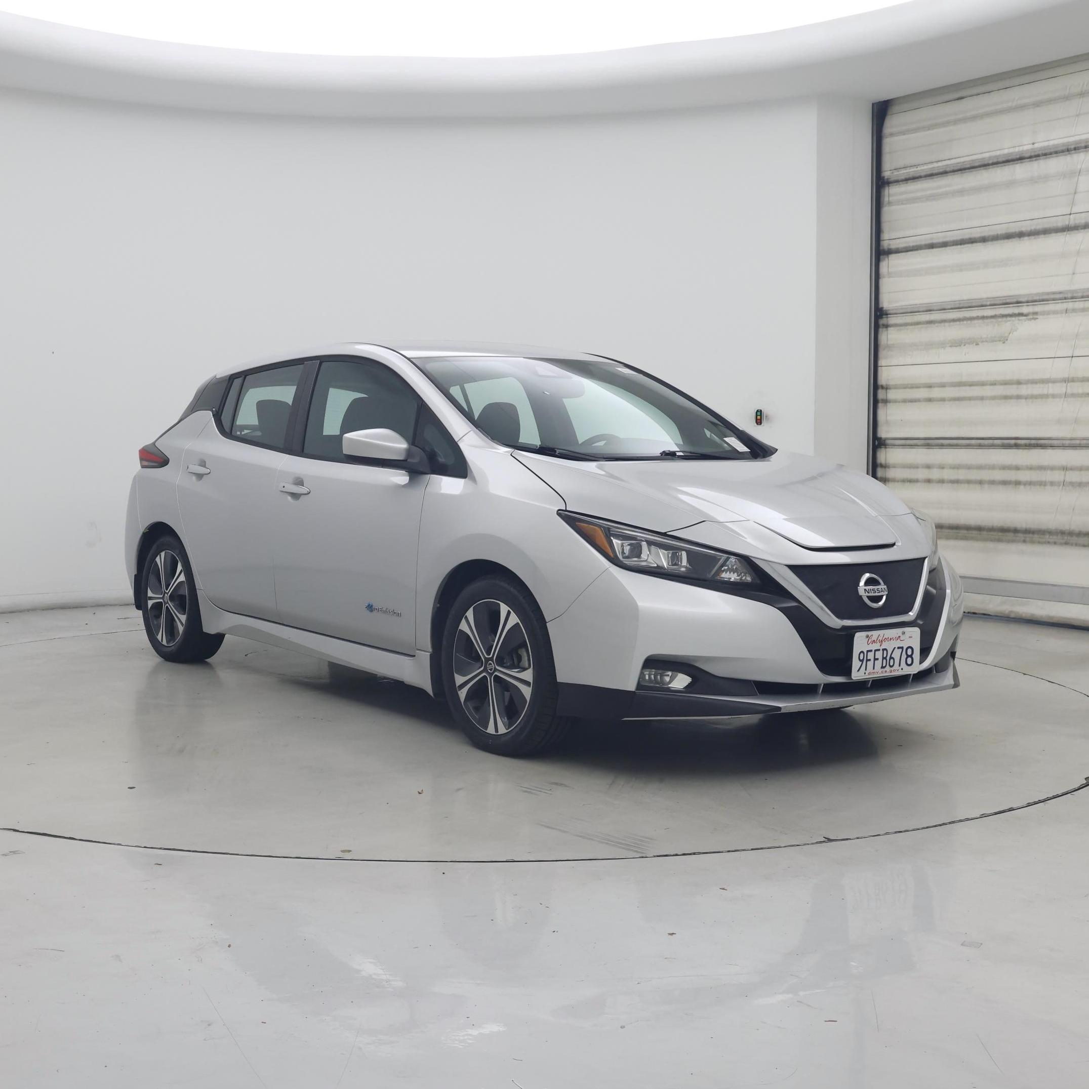 Silver 2019 Nissan LEAF Hatchback Front-Wheel Drive Automatic