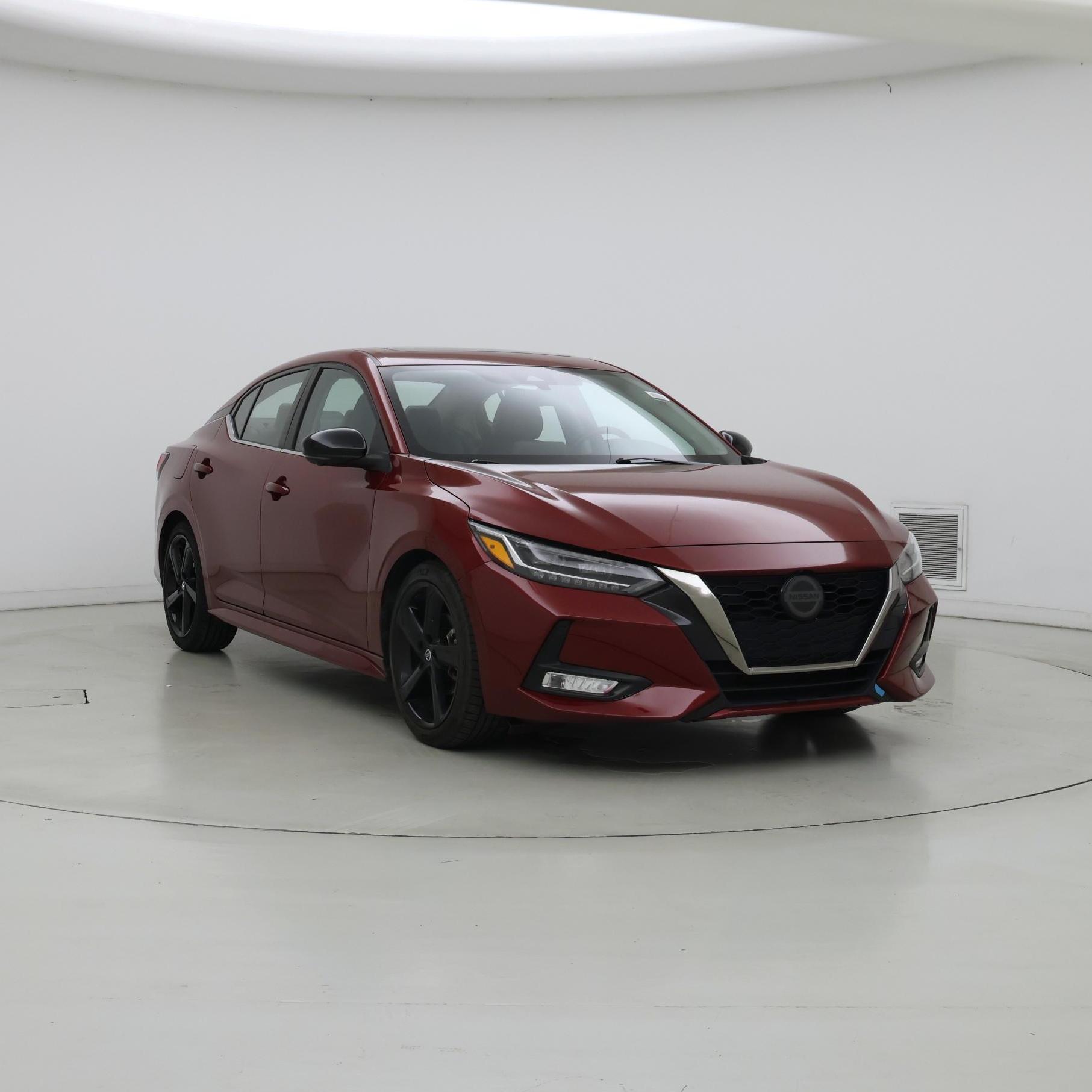 Red 2022 Nissan Sentra Sedan Front-Wheel Drive Automatic
