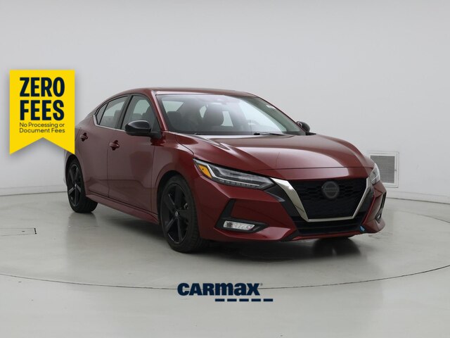 Red 2022 Nissan Sentra Sedan Front-Wheel Drive Automatic