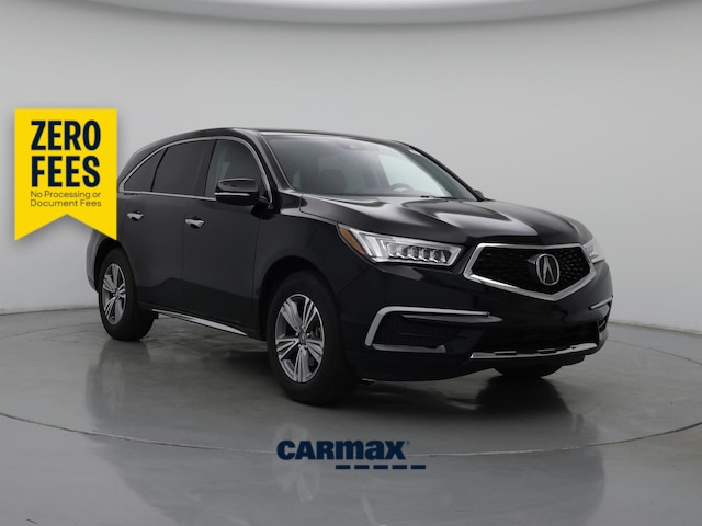 Black 2020 Acura MDX SUV / Crossover Front-Wheel Drive Automatic