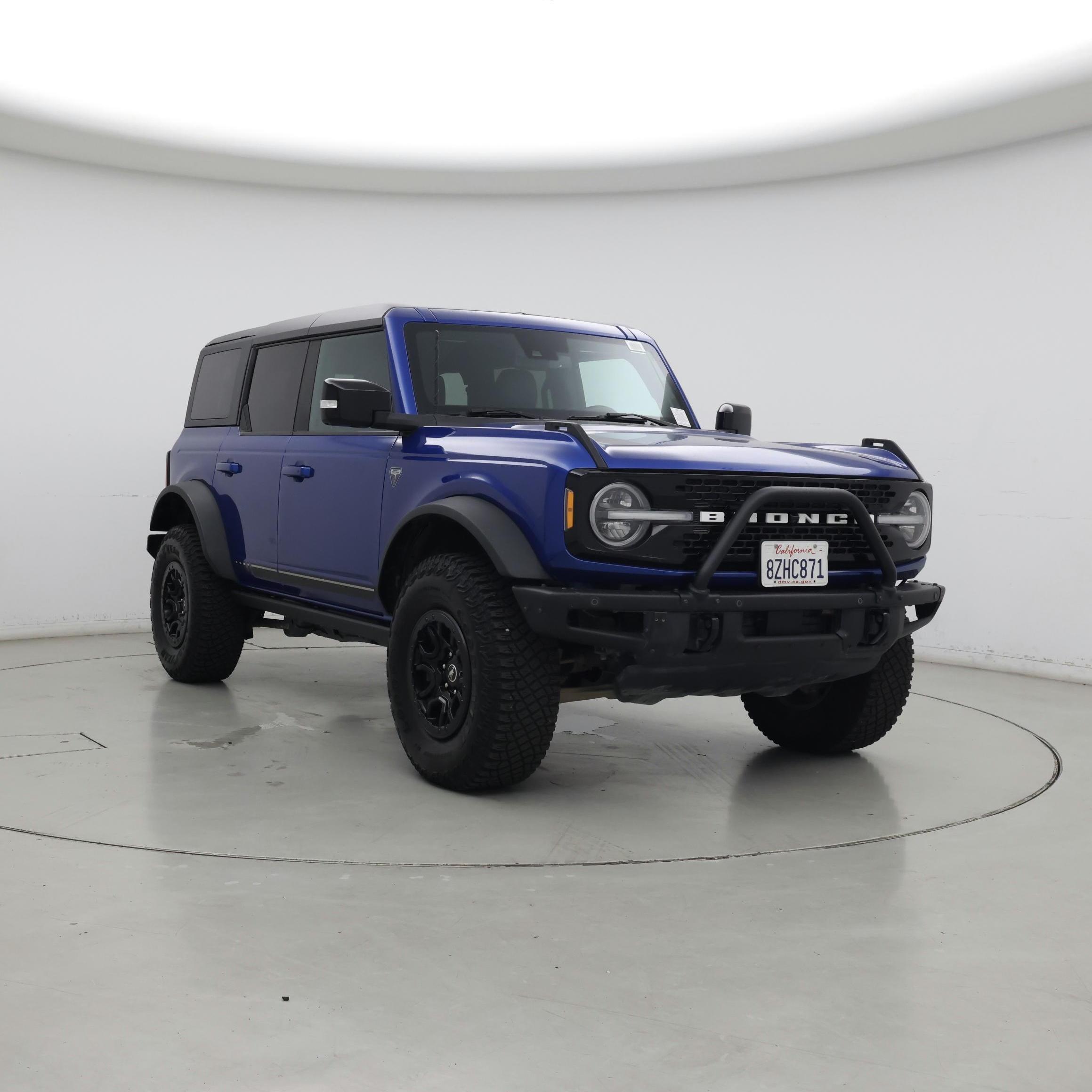 Blue 2021 Ford Bronco SUV / Crossover Four-Wheel Drive Automatic
