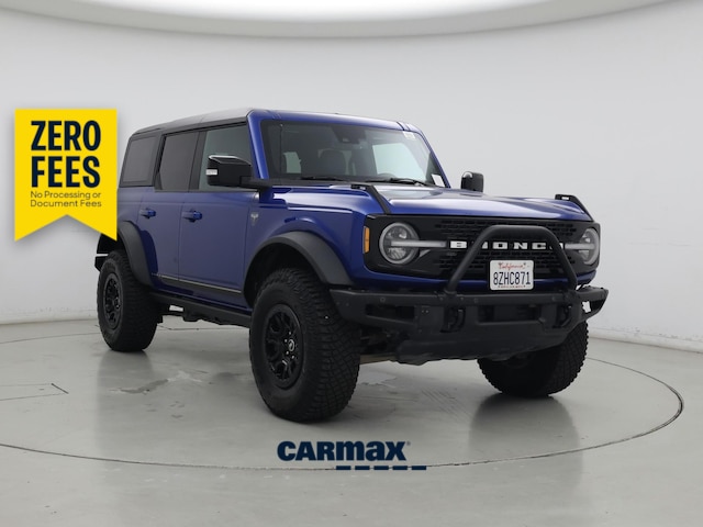 Blue 2021 Ford Bronco SUV / Crossover Four-Wheel Drive Automatic