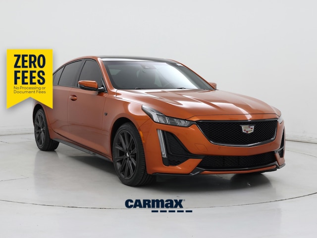 Orange 2022 Cadillac CT5 Sedan All-Wheel Drive Automatic