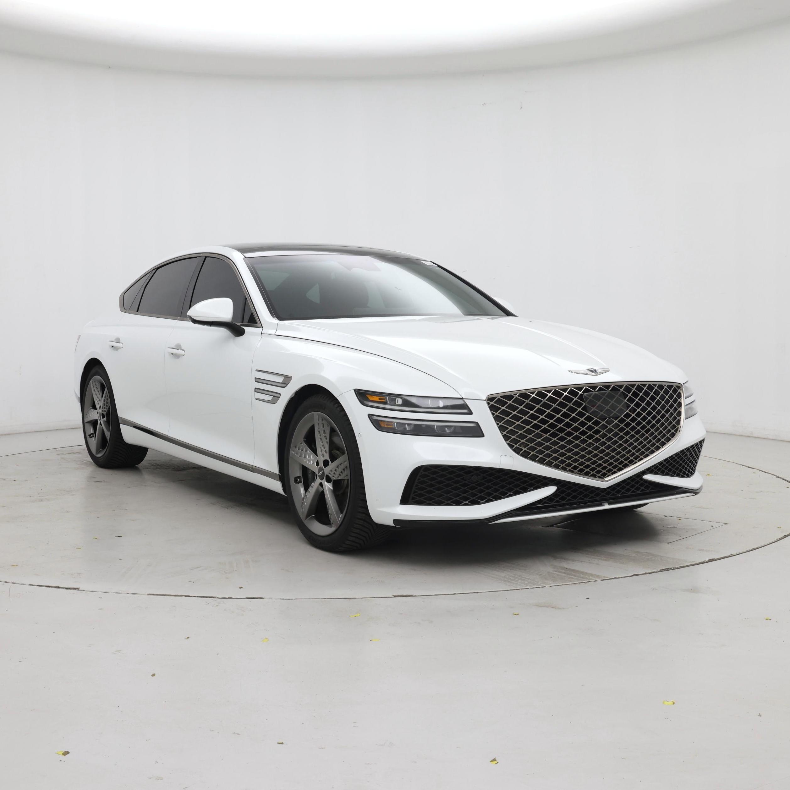 White 2024 Genesis G80 Sedan All-Wheel Drive Automatic