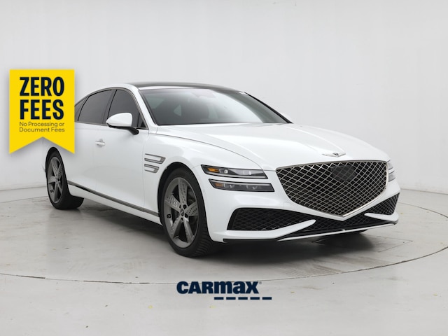 White 2024 Genesis G80 Sedan All-Wheel Drive Automatic