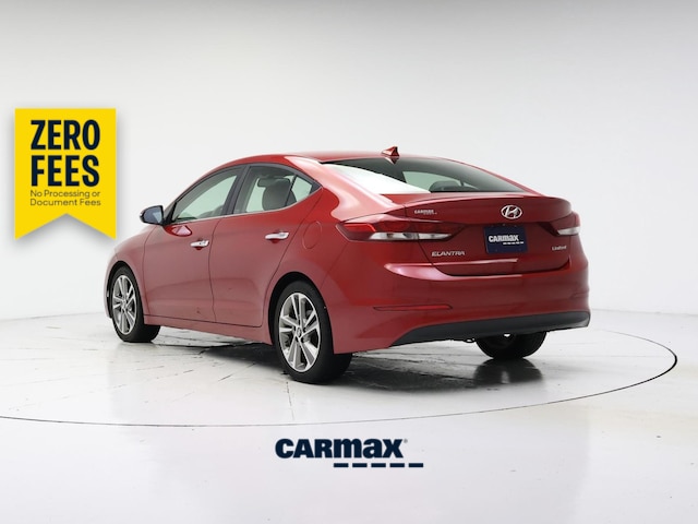 Red (Burgundy) 2017 Hyundai Elantra Sedan Front-Wheel Drive Automatic