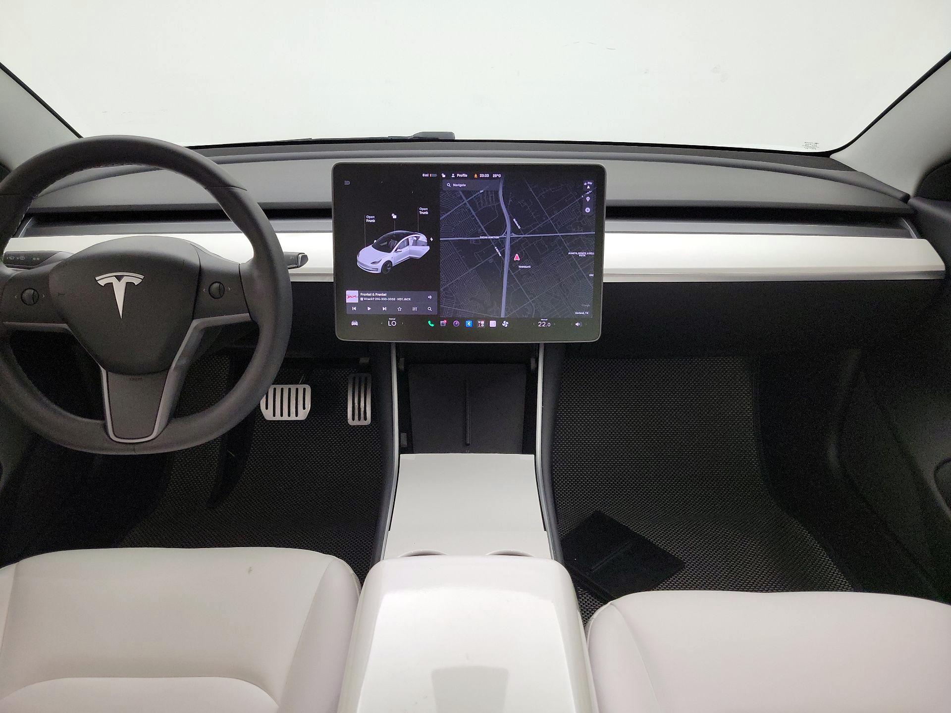 White 2020 Tesla Model 3 Sedan Rear-Wheel Drive Automatic