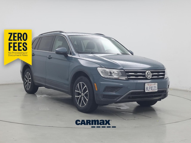 Blue 2019 Volkswagen Tiguan SUV / Crossover Front-Wheel Drive Automatic