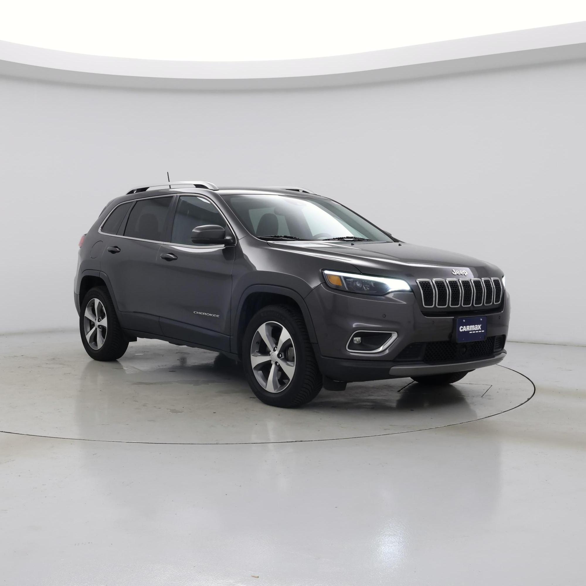 Gray 2021 Jeep Cherokee SUV / Crossover Four-Wheel Drive Automatic