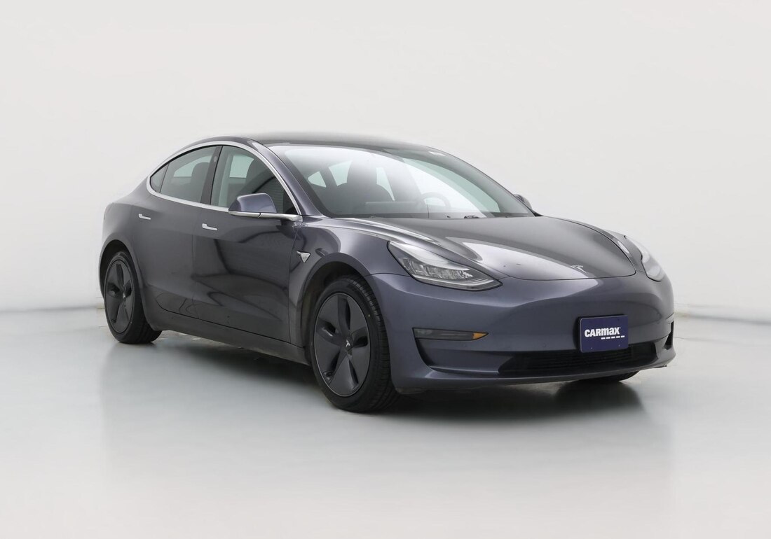 2020 Tesla Model 3 Long Range All-Wheel Drive in Black — CarMax photo