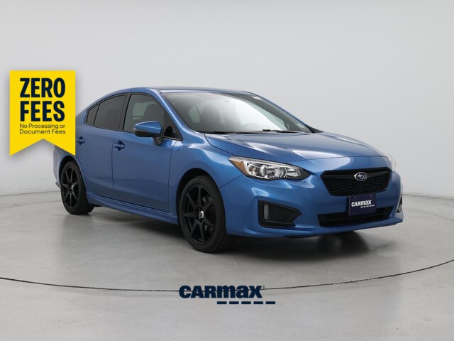 Blue 2017 Subaru Impreza Sedan All-Wheel Drive Automatic