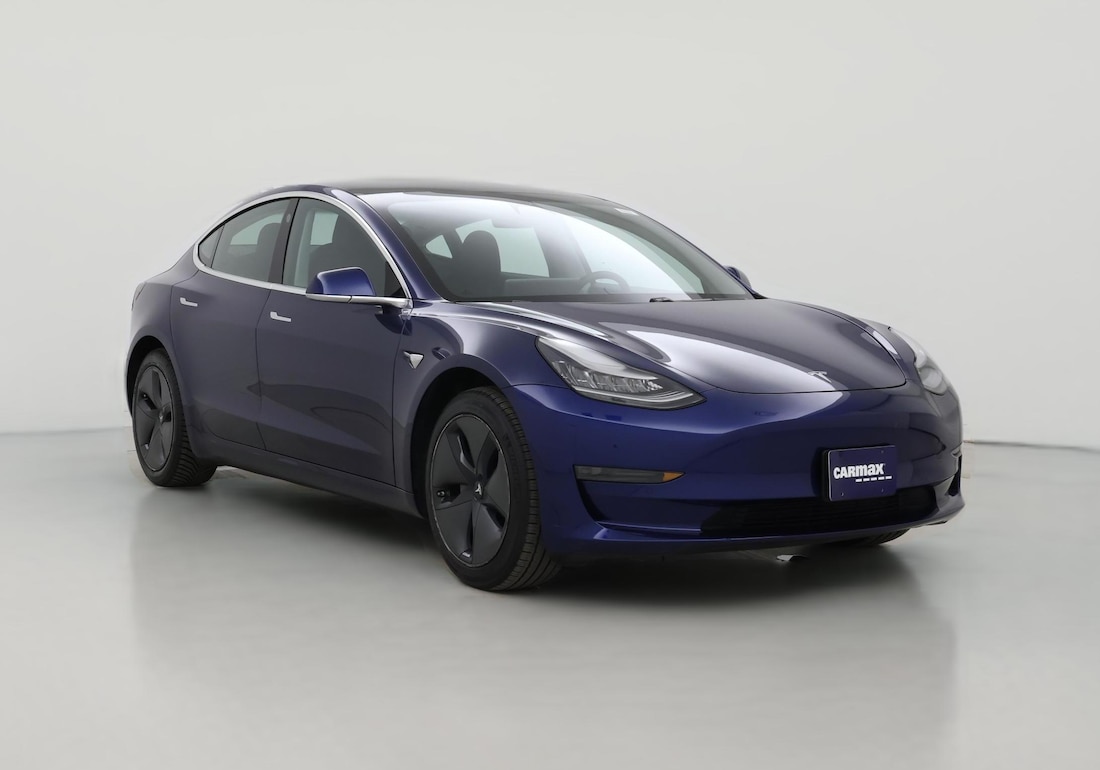 2020 Tesla Model 3 Standard Range Plus in Blue — CarMax photo