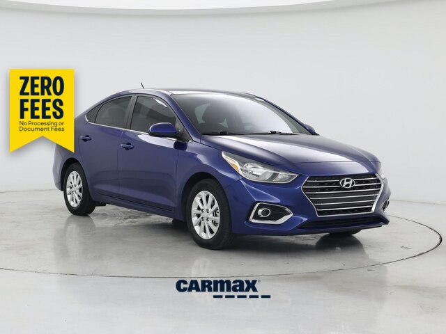 Blue 2021 Hyundai Accent Sedan Front-Wheel Drive Automatic