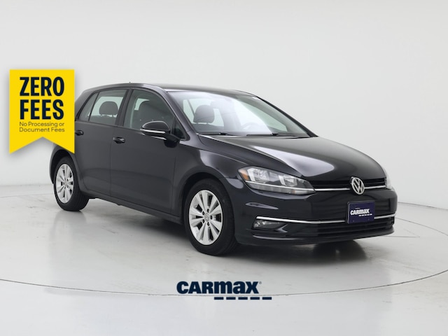 Black 2018 Volkswagen Golf Hatchback Front-Wheel Drive Automatic
