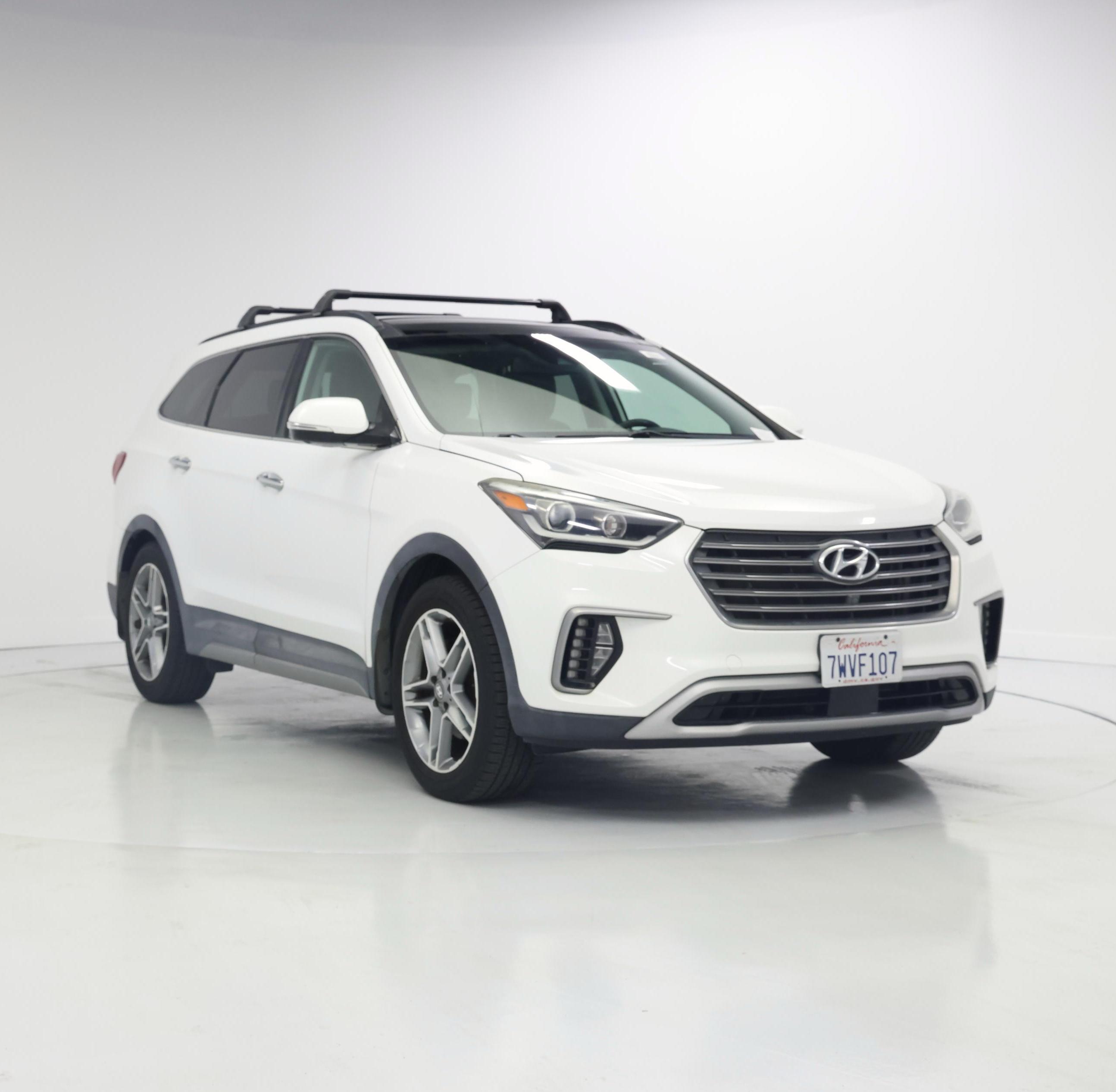 White 2017 Hyundai Santa Fe SUV / Crossover Front-Wheel Drive Automatic