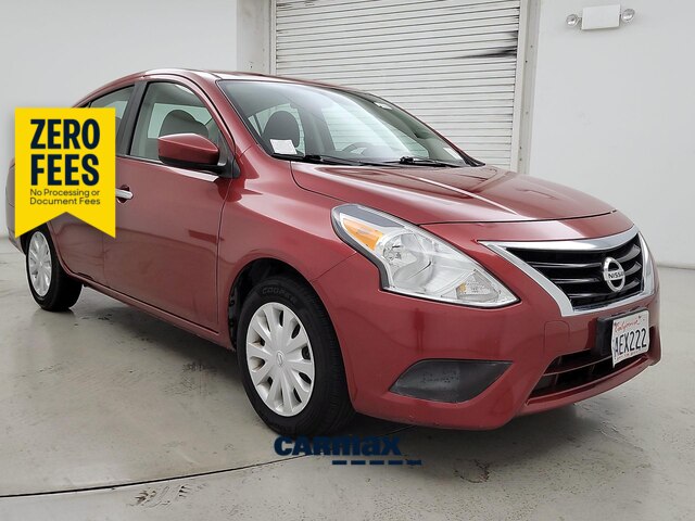 Red 2018 Nissan Versa Sedan Front-Wheel Drive Automatic