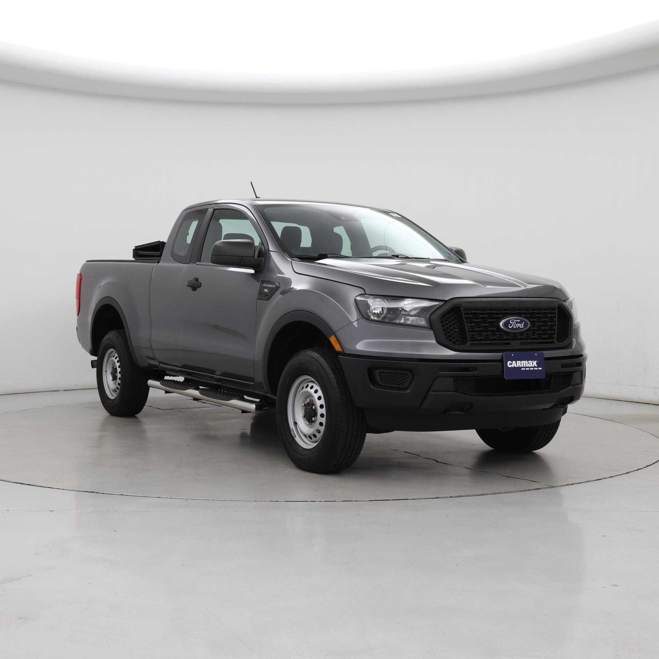 Gray 2021 Ford Ranger Pickup Truck Four-Wheel Drive Automatic