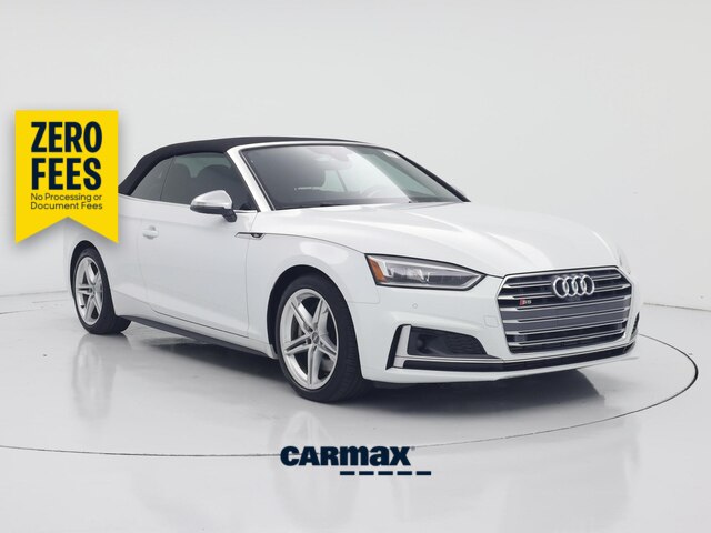 White 2018 Audi S5 Convertible All-Wheel Drive Automatic