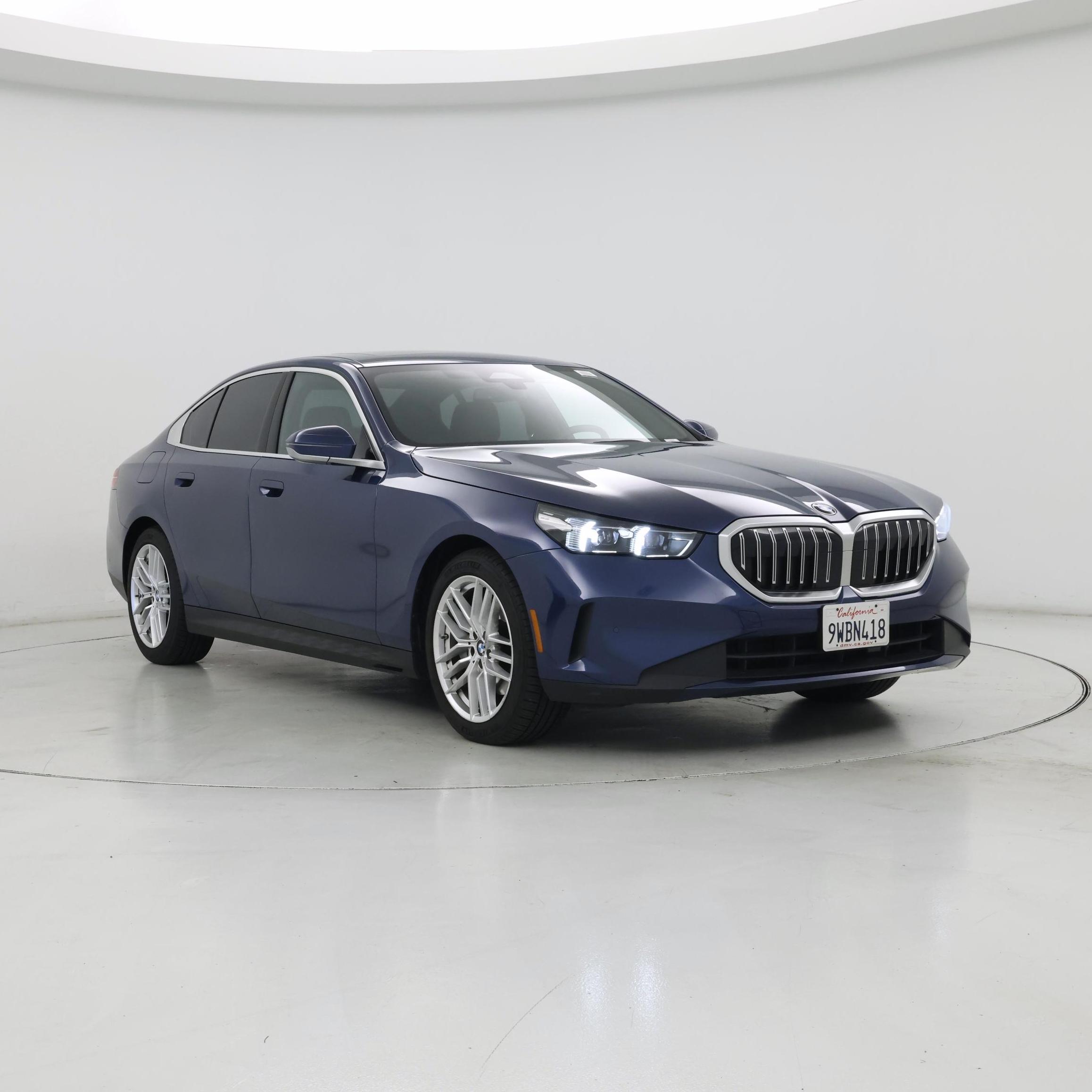 Blue 2024 BMW 5 Series Sedan All-Wheel Drive Automatic