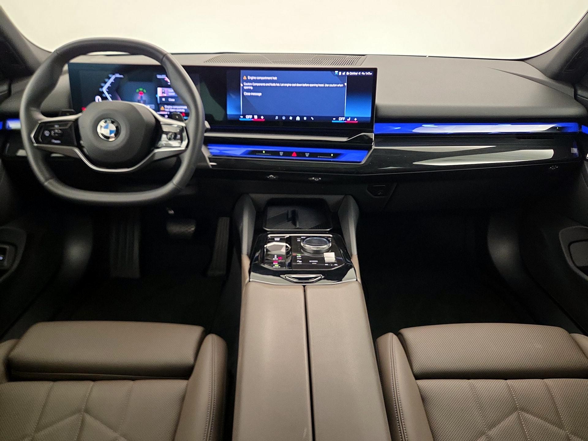 Blue 2024 BMW 5 Series Sedan All-Wheel Drive Automatic