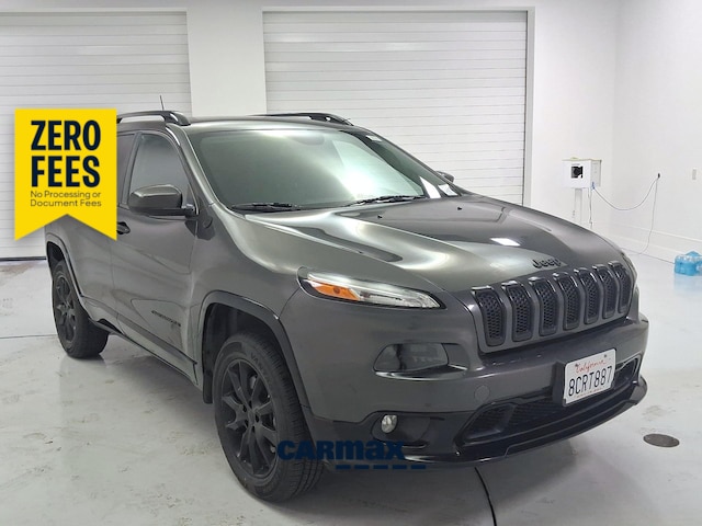 Gray 2018 Jeep Cherokee SUV / Crossover Four-Wheel Drive Automatic