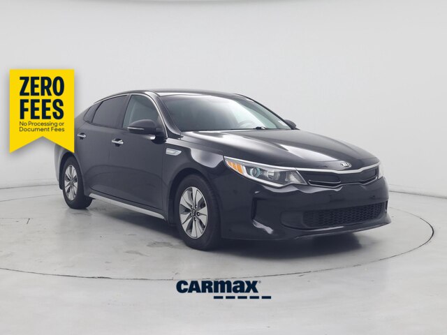 Black 2017 Kia Optima Hybrid Sedan Front-Wheel Drive Automatic