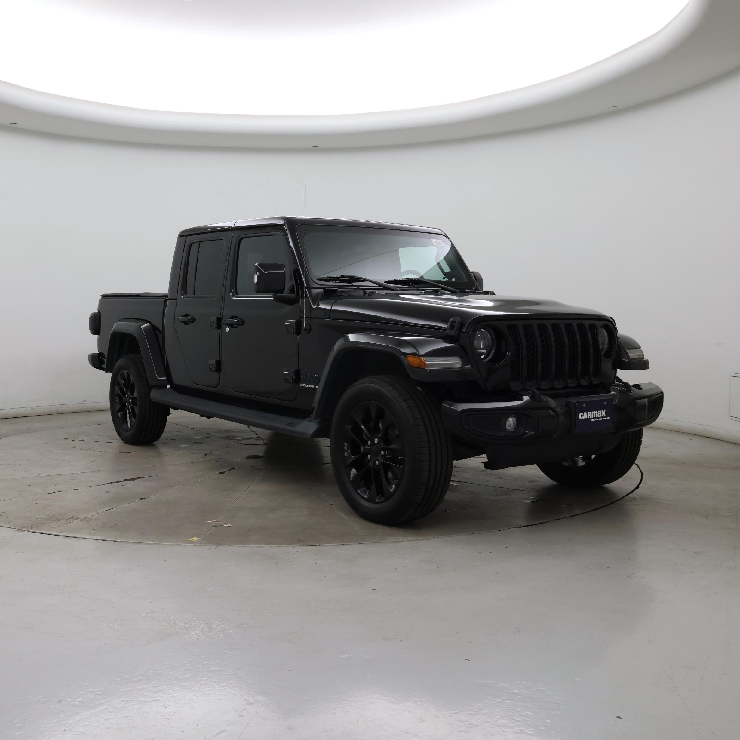 Black 2023 Jeep Gladiator Pickup Truck Four-Wheel Drive Automatic