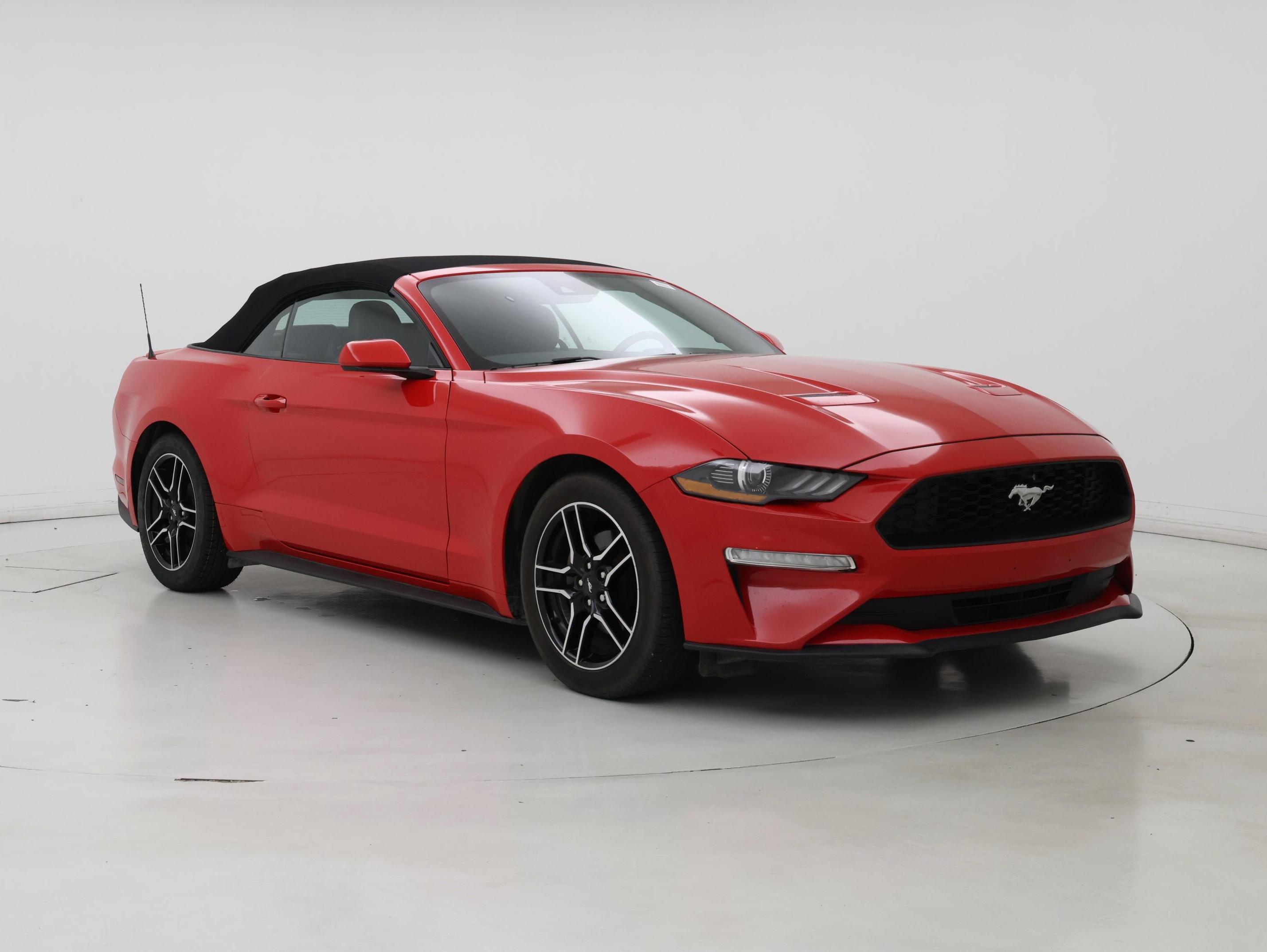 Red 2022 Ford Mustang Convertible Rear-Wheel Drive Automatic