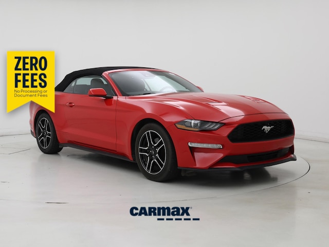 Red 2022 Ford Mustang Convertible Rear-Wheel Drive Automatic
