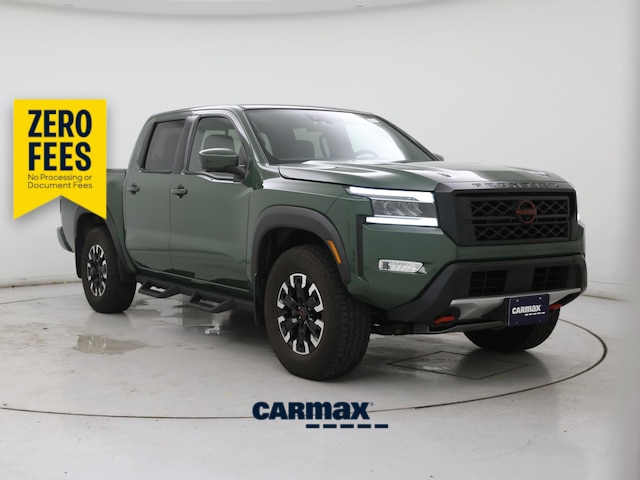 Green 2023 Nissan Frontier Pickup Truck Four-Wheel Drive Automatic