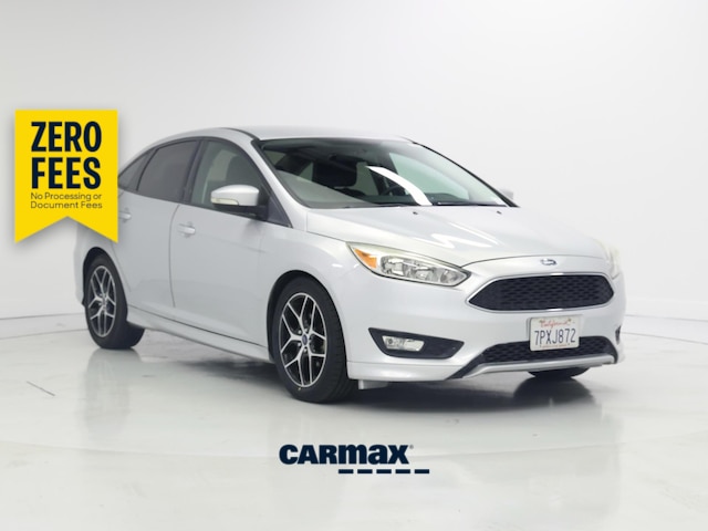 Silver 2015 Ford Focus Sedan Front-Wheel Drive Automatic