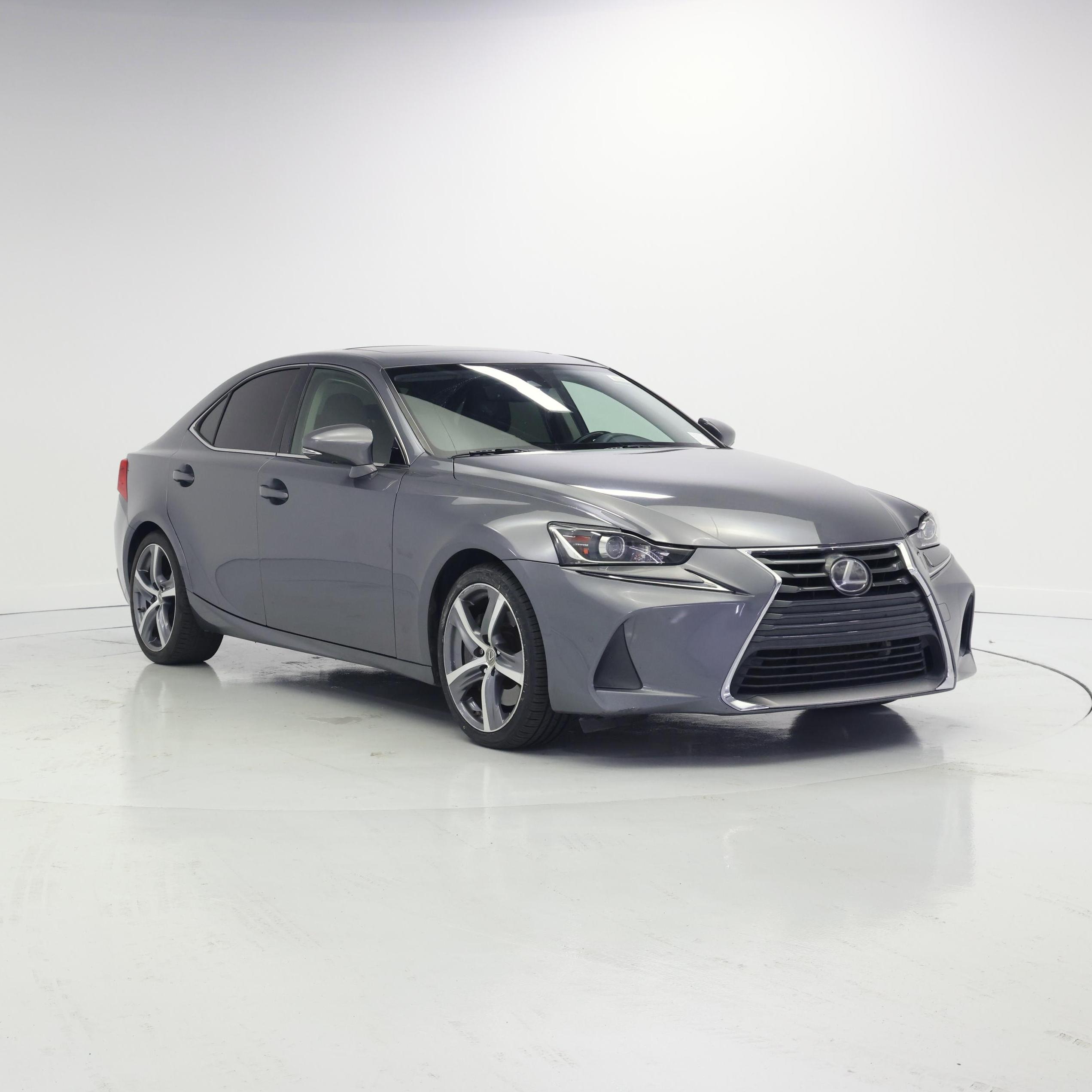 Gray 2017 Lexus IS Sedan Rear-Wheel Drive Automatic