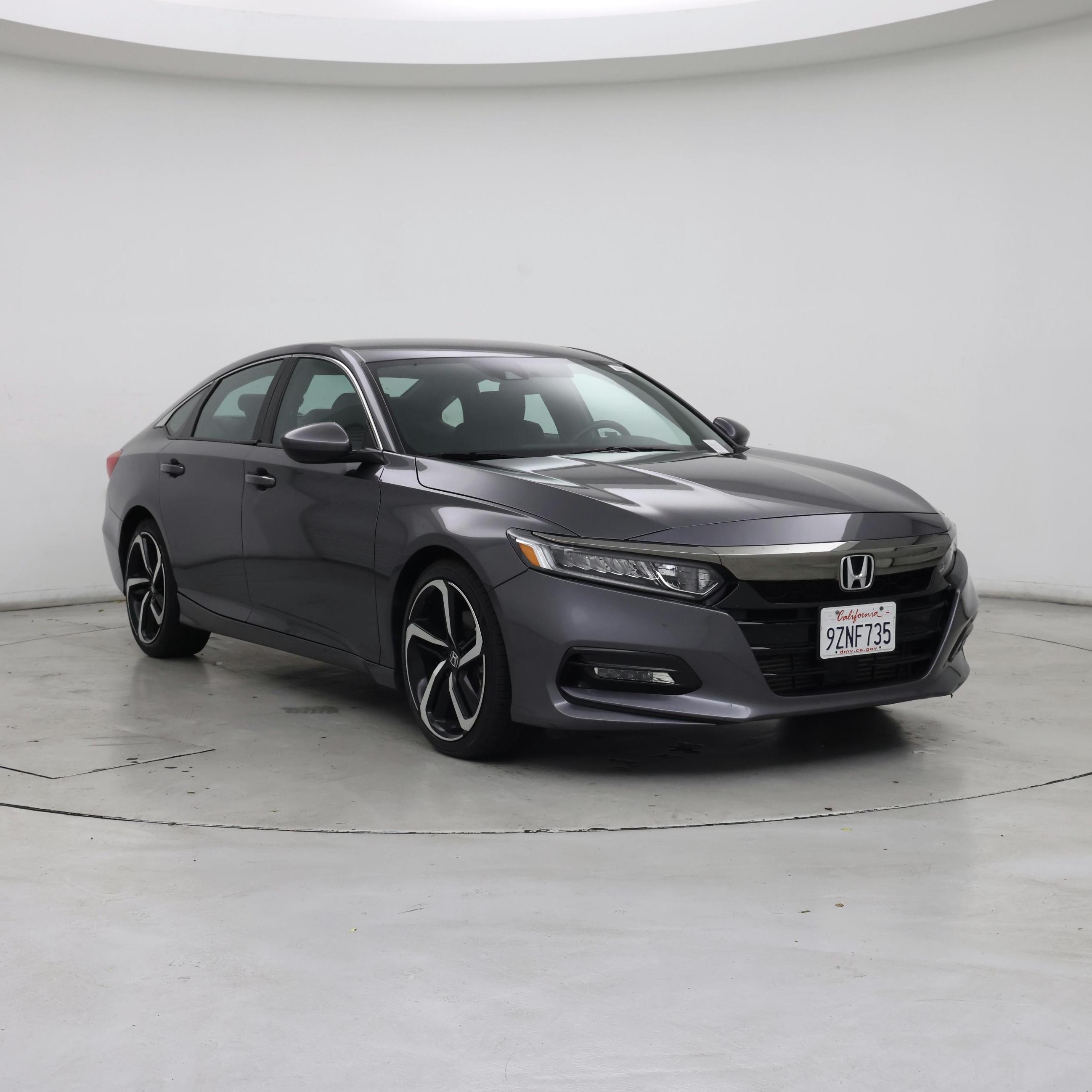 Gray 2018 Honda Accord Sedan Front-Wheel Drive Automatic