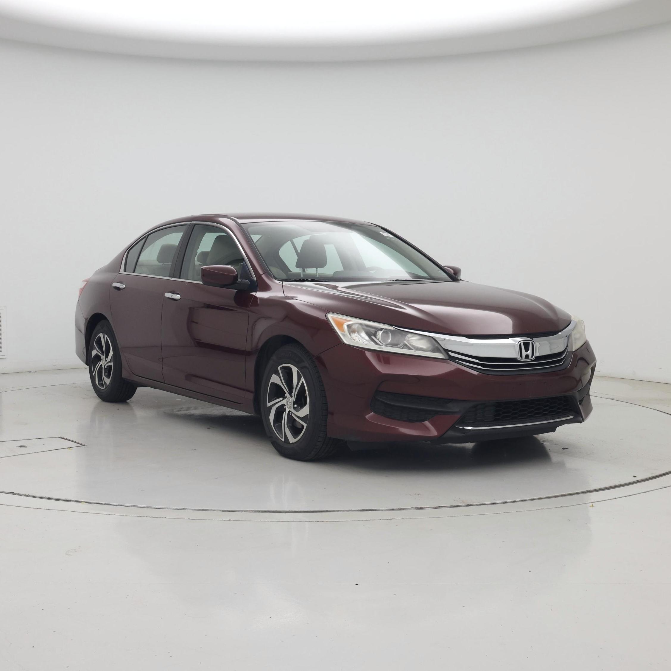 Red (Burgundy) 2016 Honda Accord Sedan Front-Wheel Drive Automatic