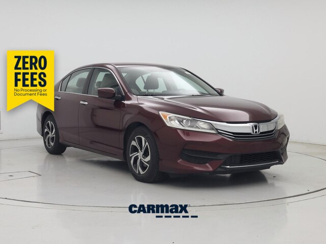 Red (Burgundy) 2016 Honda Accord Sedan Front-Wheel Drive Automatic