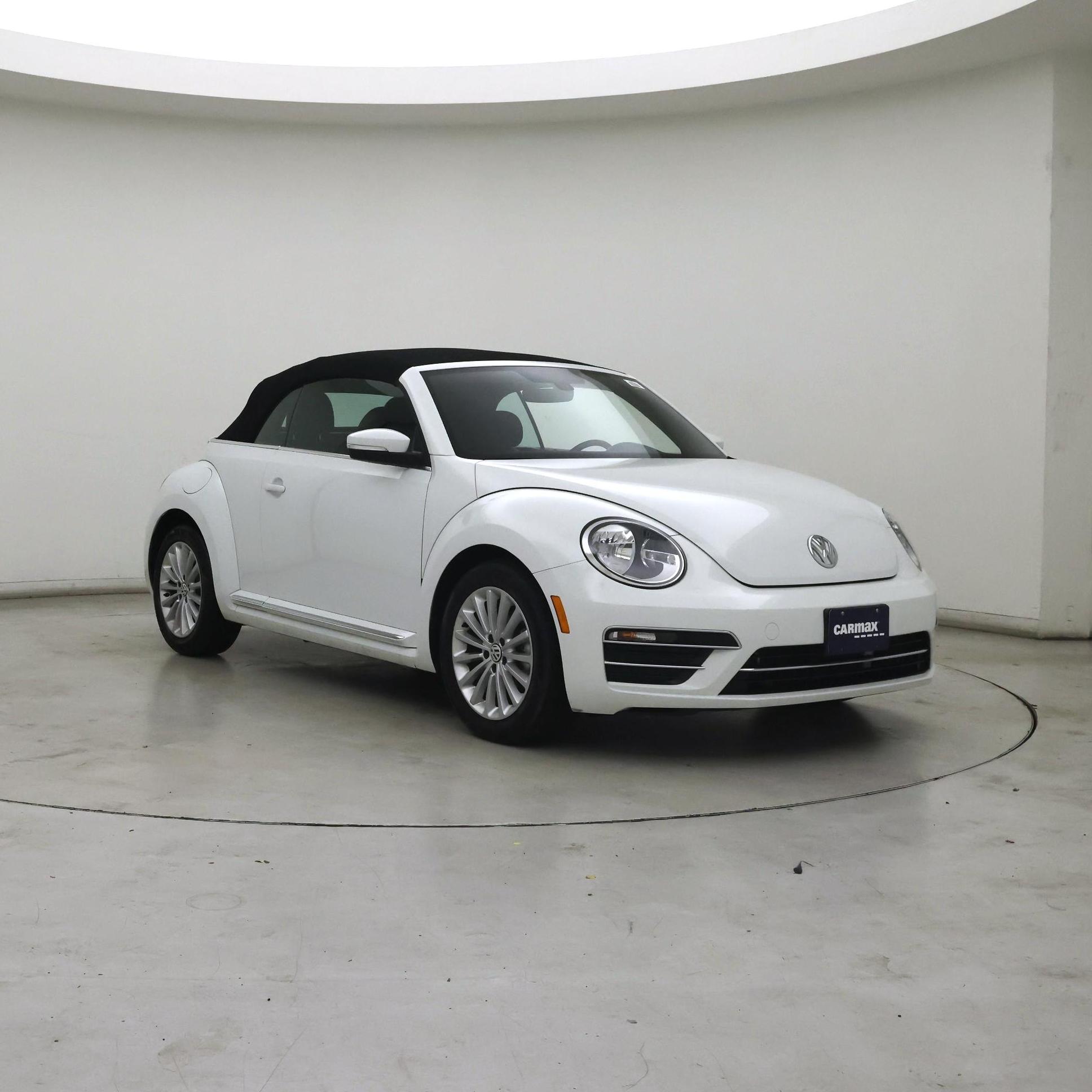 White 2019 Volkswagen Beetle Convertible Front-Wheel Drive Automatic