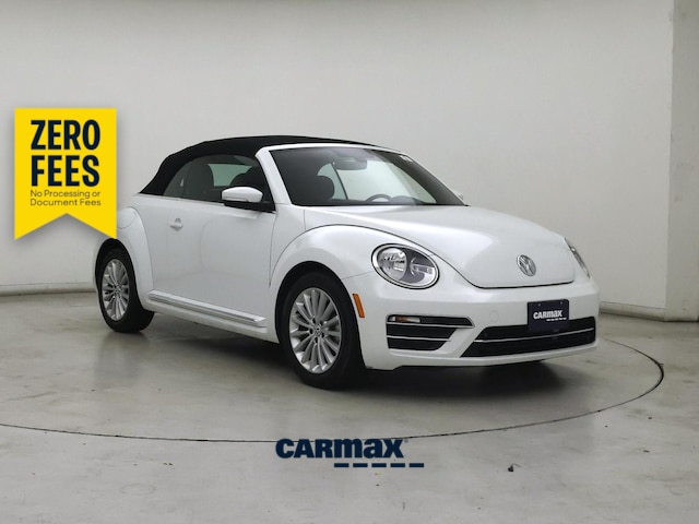 White 2019 Volkswagen Beetle Convertible Front-Wheel Drive Automatic