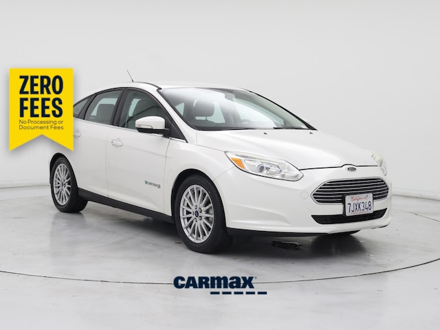 White 2015 Ford Focus Electric Hatchback Front-Wheel Drive Automatic