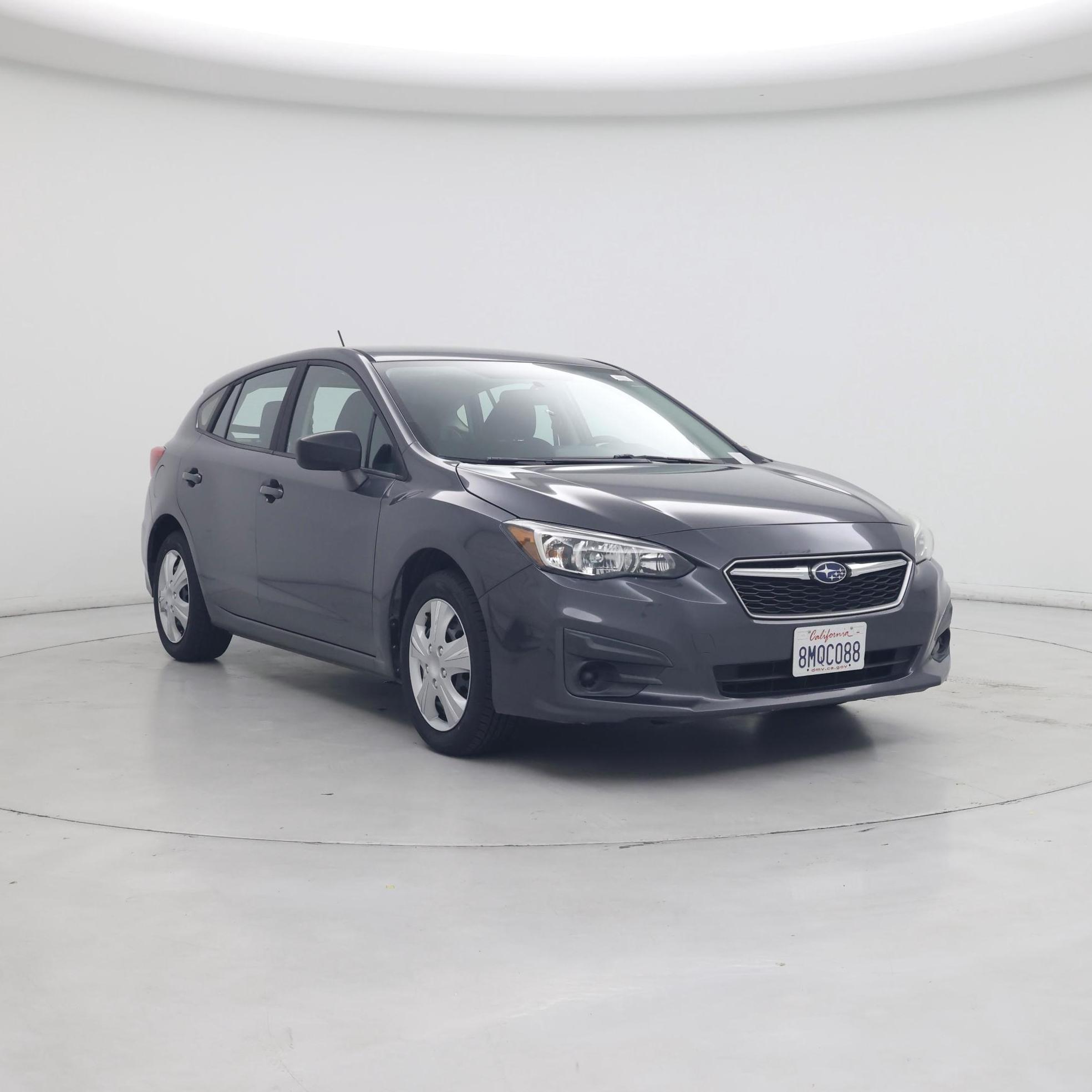 Gray 2019 Subaru Impreza Sedan  Manual