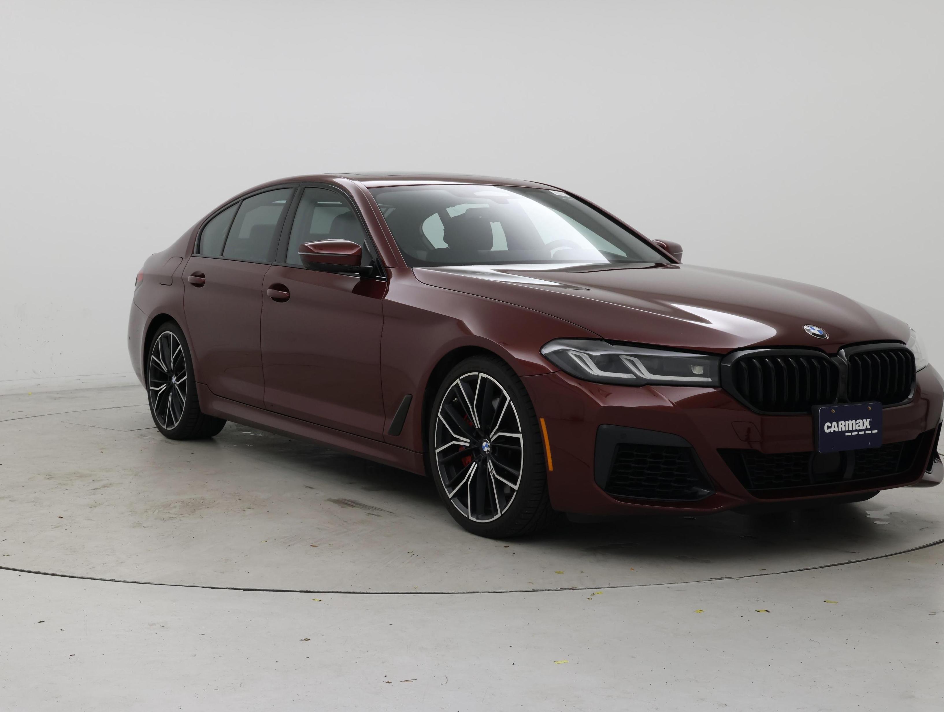 Red 2021 BMW 5 Series Sedan All-Wheel Drive Automatic