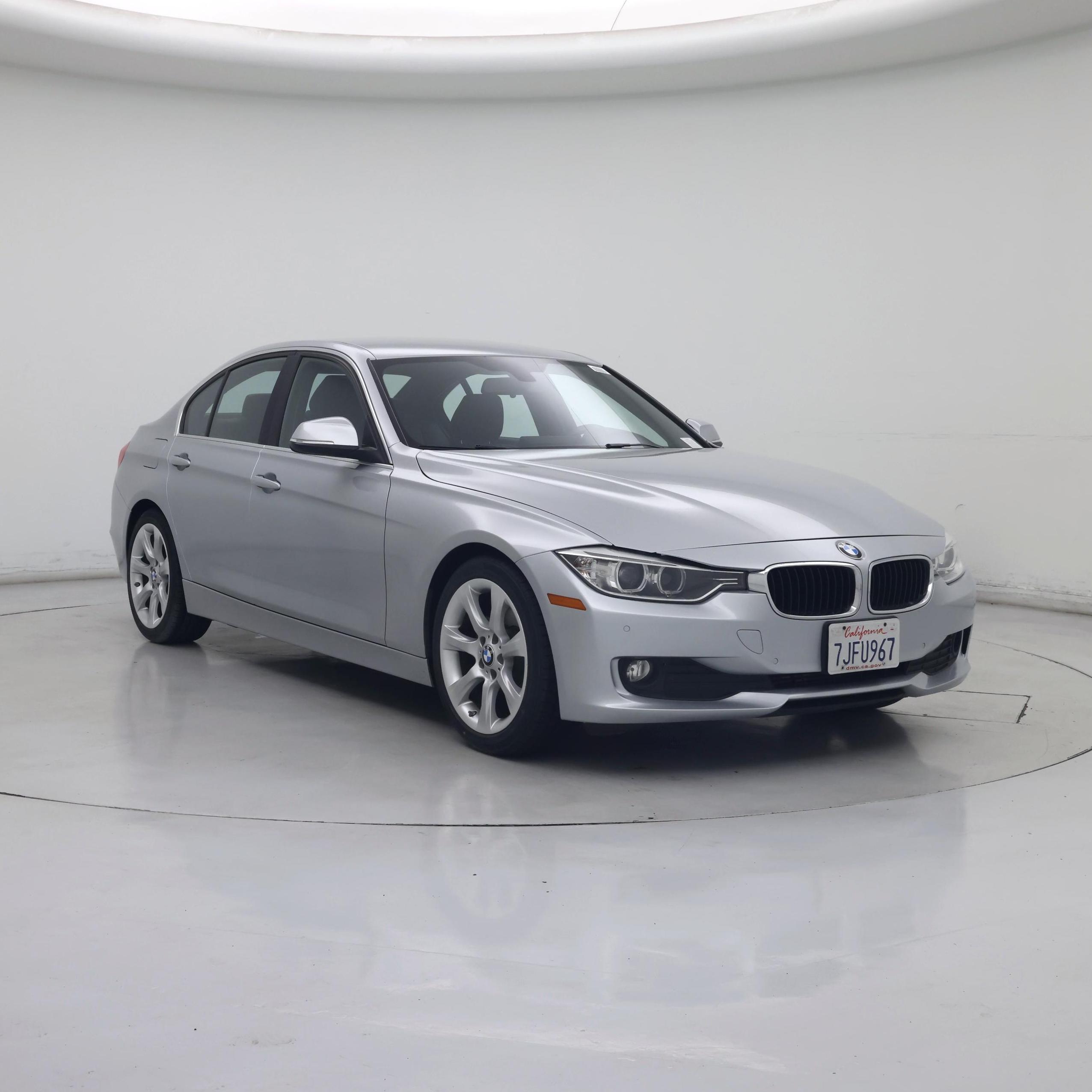 Silver 2015 BMW 3 Series Sedan Rear-Wheel Drive Automatic
