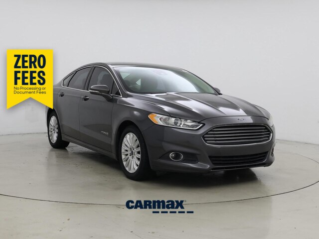 Gray 2016 Ford Fusion Hybrid Sedan Front-Wheel Drive Automatic